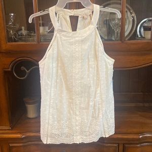 White Dressy Tank Top